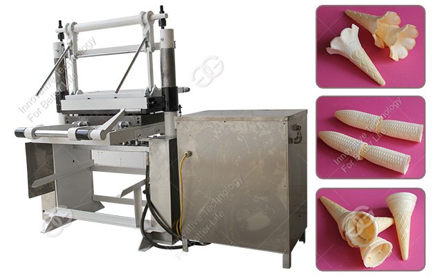Wafer Ice Cream Cone Making Machine Video