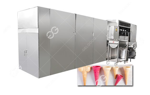 LPG 380V Automatic Ice Cream Wafer Cone Production Line