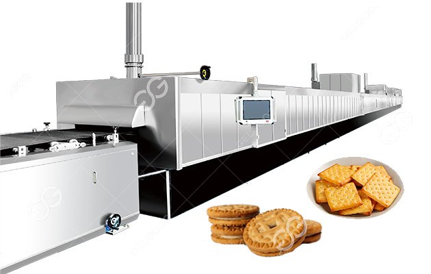 Industrial Biscuit Baking Tunnel Oven Electric and Gas
