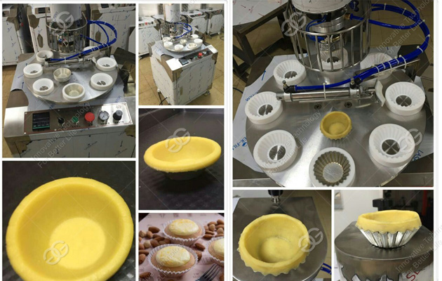 egg tart forming machine