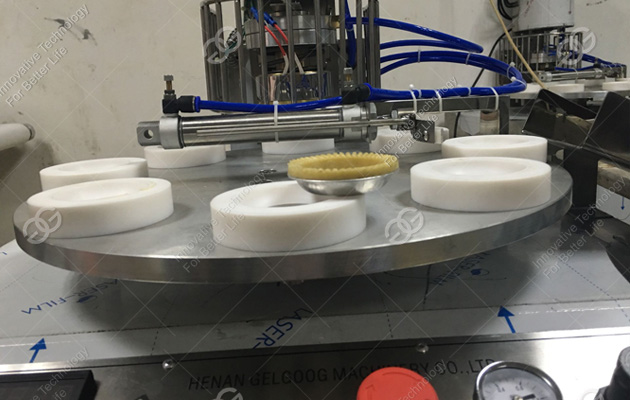 egg tart making/forming machine