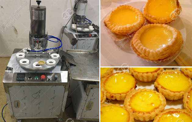 egg tart making/forming machine