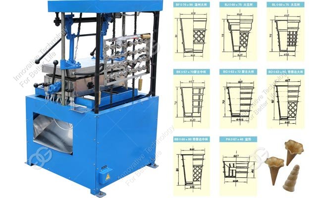 Automatic Ice Cream Cone Maker Machine