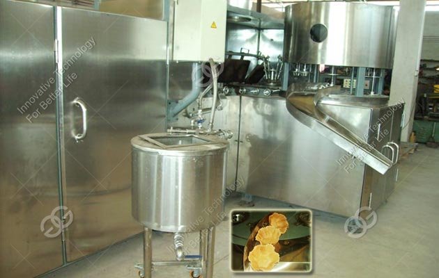 Bowl Shape Waffle Cone Machine