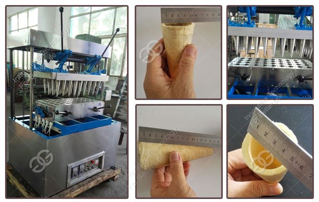 40 Mould Pizza Cone Making Machine