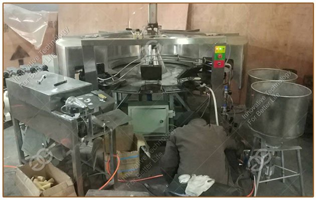 Rolled Ice Cream Cone Baking Machine