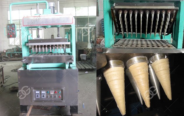 Ice Cream Cone Making Machine 60 Mould