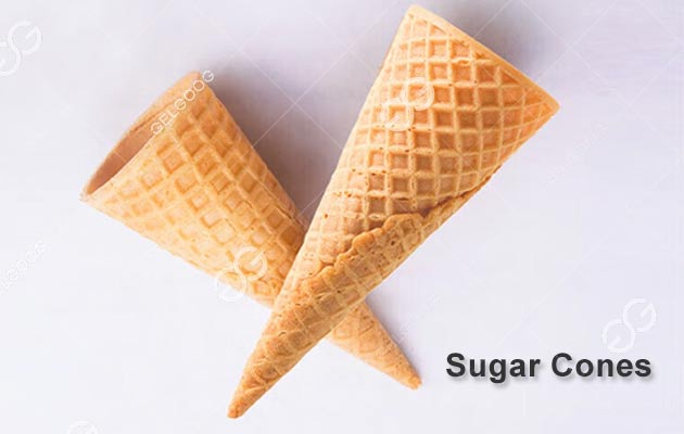 Rolled Sugar Cones Baker Machine