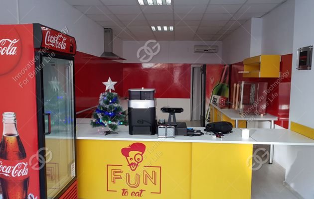 pizza cone making machine