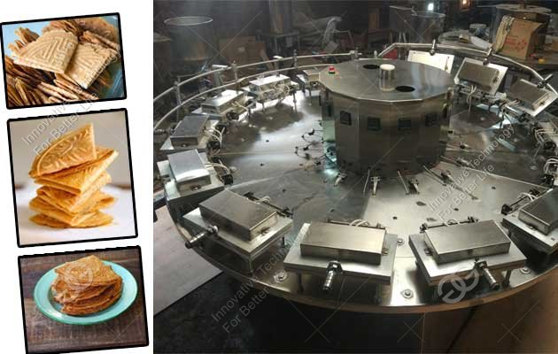 automatic kuih kapit baker machine
