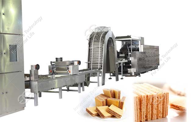 wafer biscuit processing line