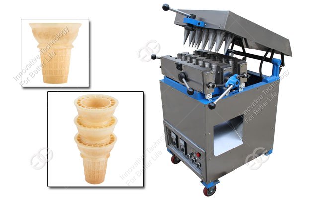 Flat Bottom Ice Cream Cones Machine