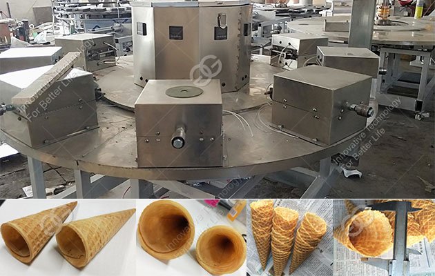 Automatic Ice Cream Cone Baking Machine