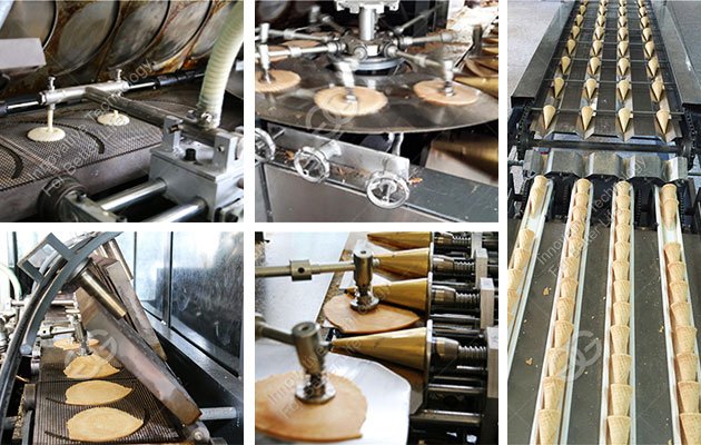 Automatic Waffle Cone Making Machine