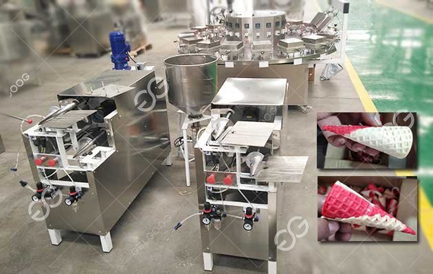 Waffle Cone Making Machine in Russia