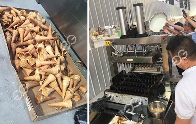 Automatic Wafer Cone Making Machine