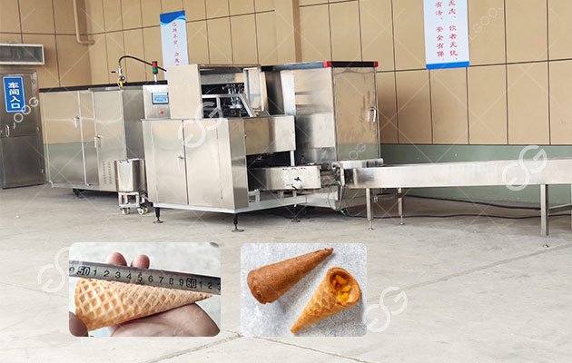 Industrial Ice Cream Waffle Cone Making Machine